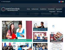 Tablet Screenshot of aplicadas.edu.py